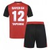 Maillot de foot Bayer Leverkusen Edmond Tapsoba #12 Domicile vêtements enfant 2024-25 Manches Courtes (+ pantalon court)